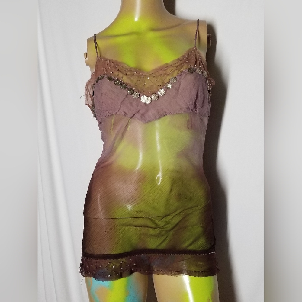 Cinnamon & spice see through tanktop